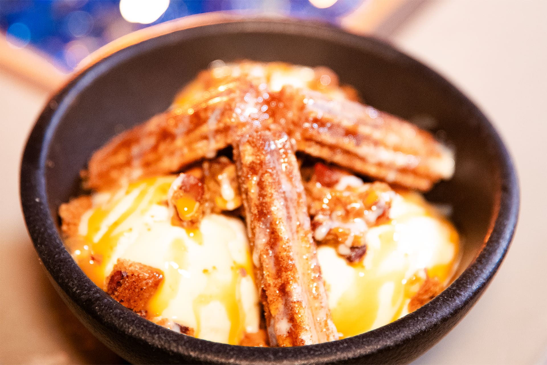 Churro Ice Cream Patio Firepit